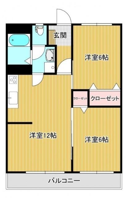 武ハイツ（302） 間取り図画像
