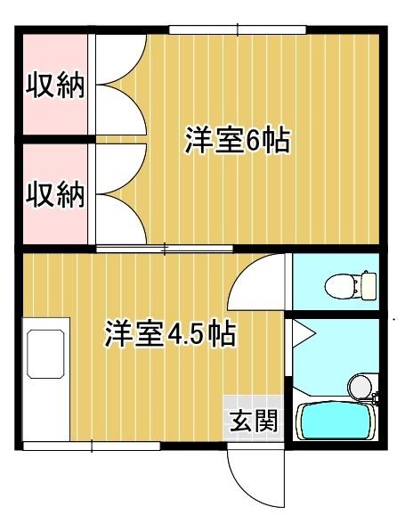 サンシティ三浦（102） 間取り図画像