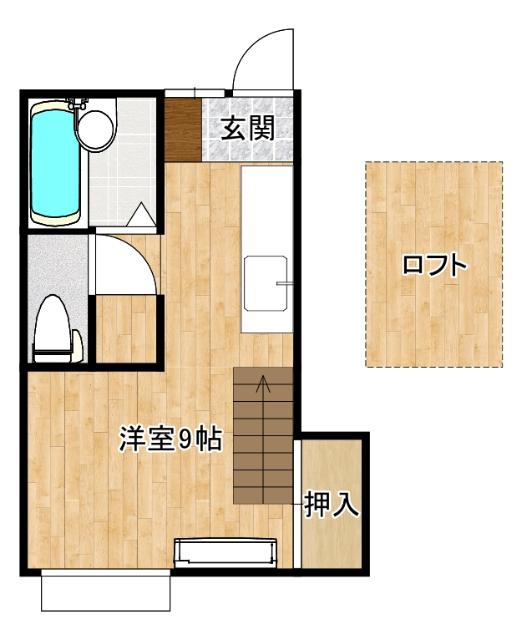 サンシャイン矢岳（205） 間取り図画像