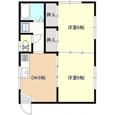 今福ハウス（201） 間取り図画像