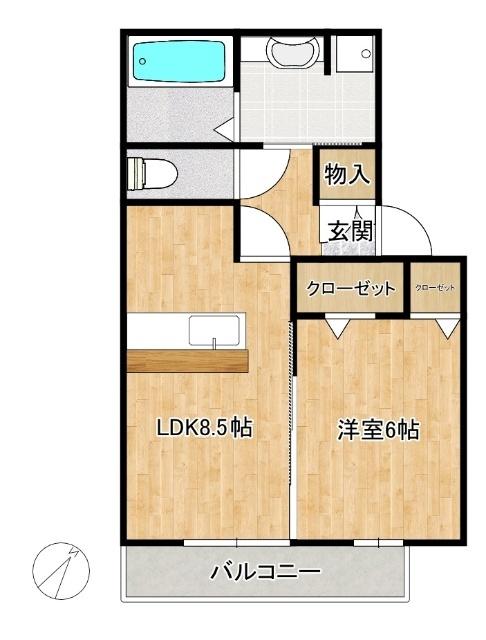 スプランディードシンフォニーB棟（102） 間取り図画像