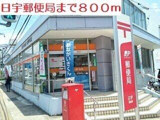 日宇郵便局：800m