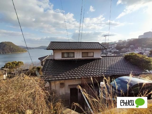 北側から
