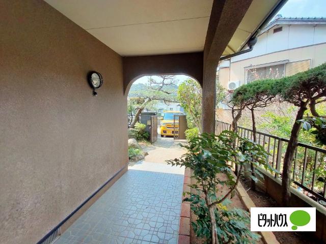 皆瀬町戸建て エントランス