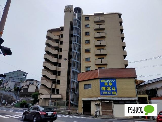 北西から