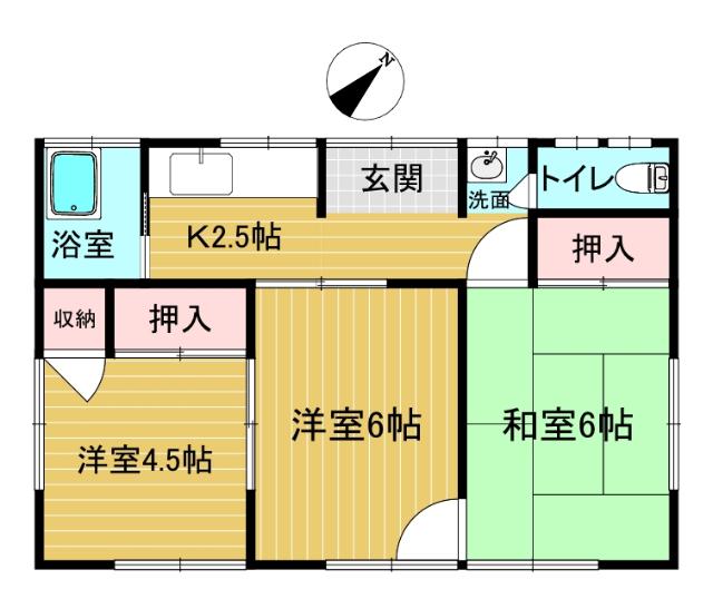 間取図_平家