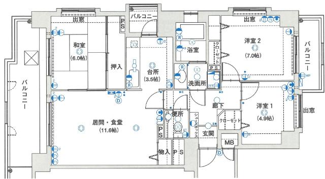 ビバシティ相生 間取り図画像