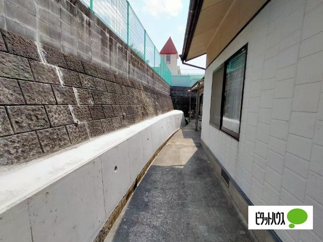 皆瀬町戸建て 庭