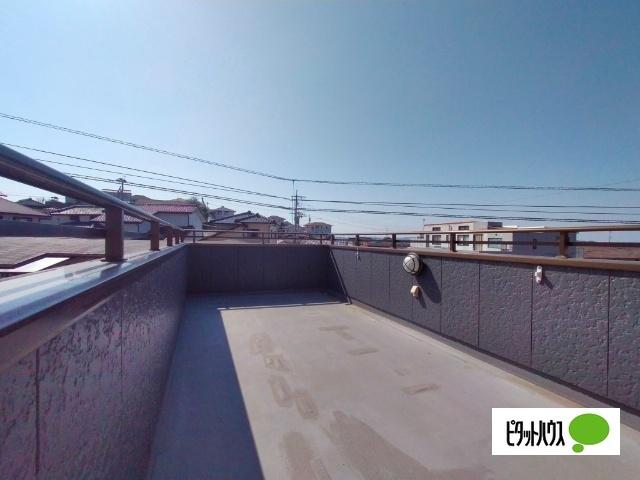 山祇町戸建て／借地 バルコニー