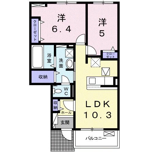 ラウレア（105） 間取り図画像