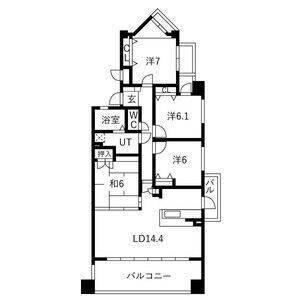 ロイヤルマンション四日市芝田（703） 間取り図画像