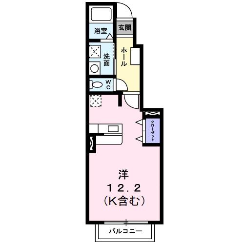 エアリー谷口Ｂ（105） 間取り図画像