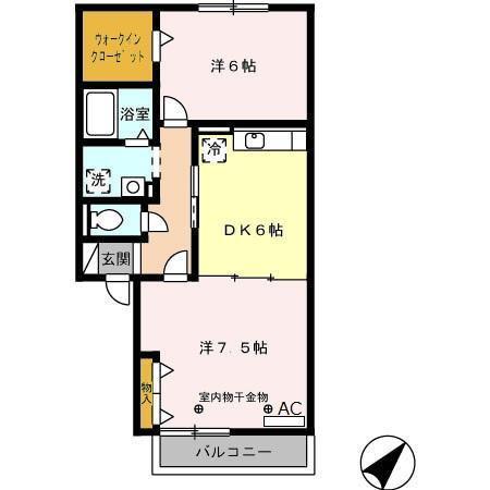 エスぺランサ（202） 間取り図画像