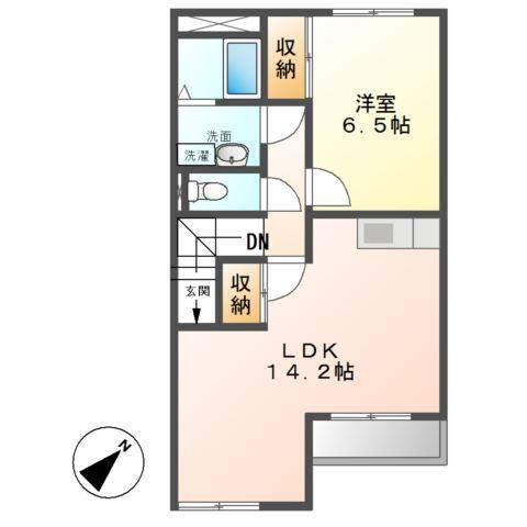 サンハイム 間取り図画像