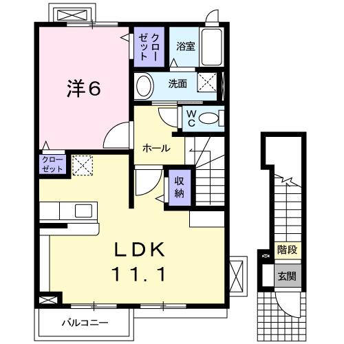 レバンテ・二番舘（202） 間取り図画像