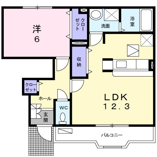 アクアマリン（103） 間取り図画像