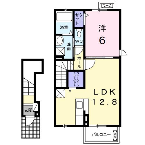 ブライト　スクエア（205） 間取り図画像
