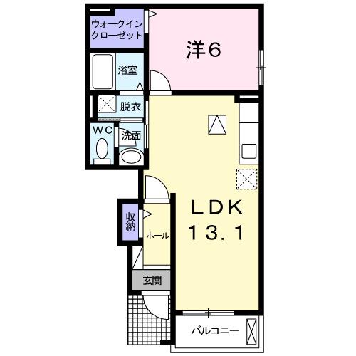 フォレストリバー（102） 間取り図画像