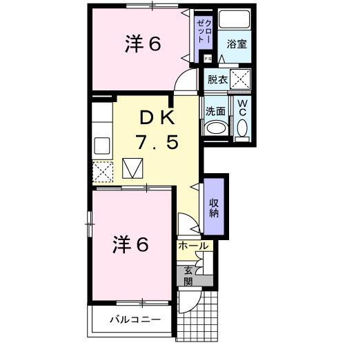 アイ・メゾンＢ（101） 間取り図画像