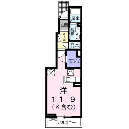 ボヌール（102） 間取り図画像