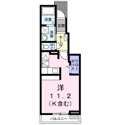 ボヌールⅡ（102） 間取り図画像
