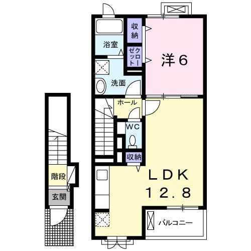 ノートルメゾンⅡ（203） 間取り図画像