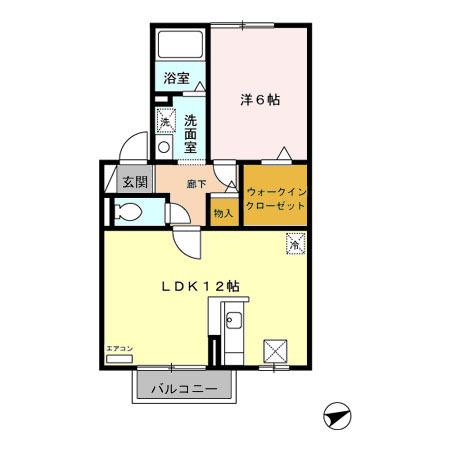 グレイスフル（102） 間取り図画像