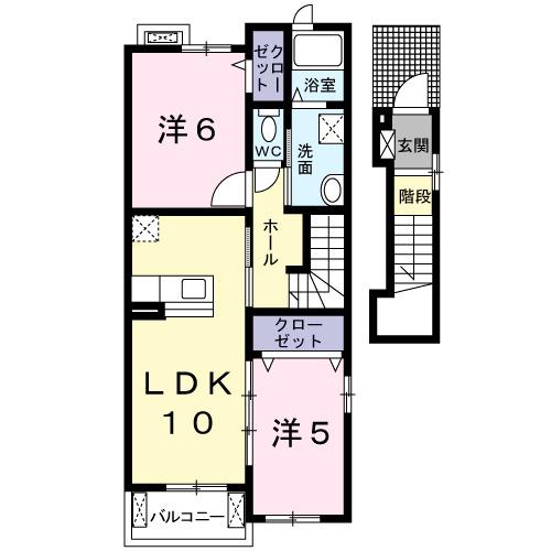 Ｓｕｎｒｉｓｅ　Ｙ（201） 間取り図画像