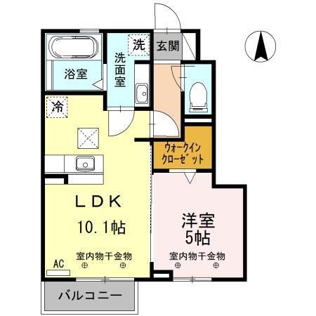 フィオレット（103） 間取り図画像