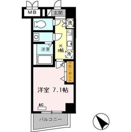 レジデンス浜田（903） 間取り図画像