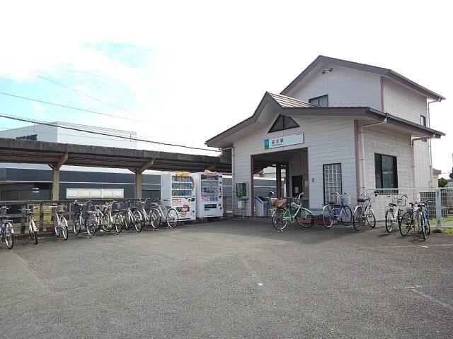 追分駅：1200m