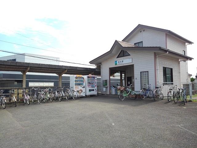 あすなろう鉄道追分駅：1000m