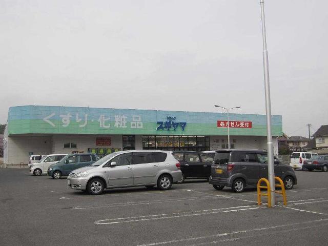 ドラッグスギヤマ笹川店：1100m