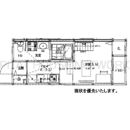  間取り図写真
