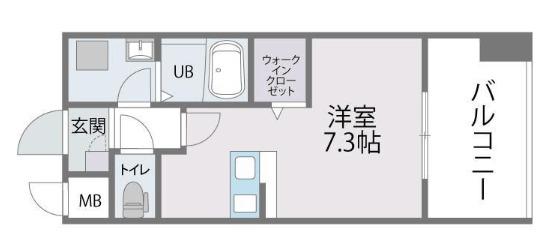 福岡市博多区博多駅南マンション 間取り図画像