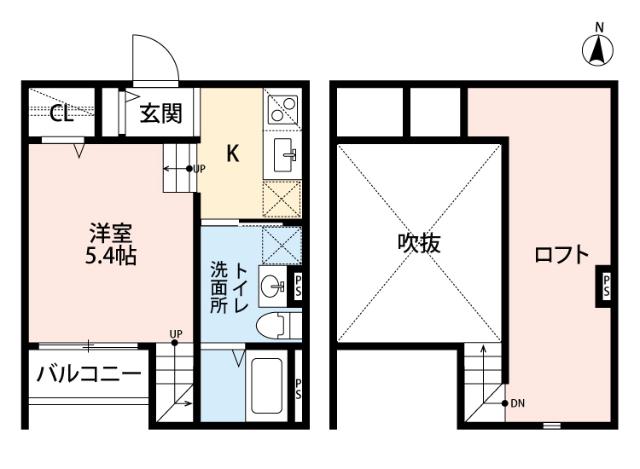 福岡市東区筥松アパート 間取り図画像
