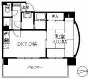 福岡市西区姪浜駅南マンション 間取り図画像