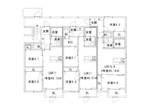  間取り図写真