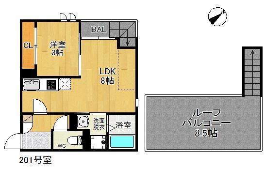  間取り図写真