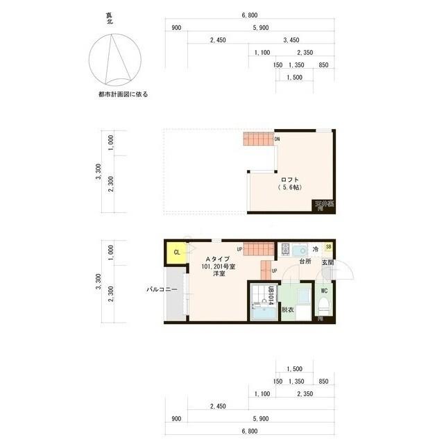  間取り図写真