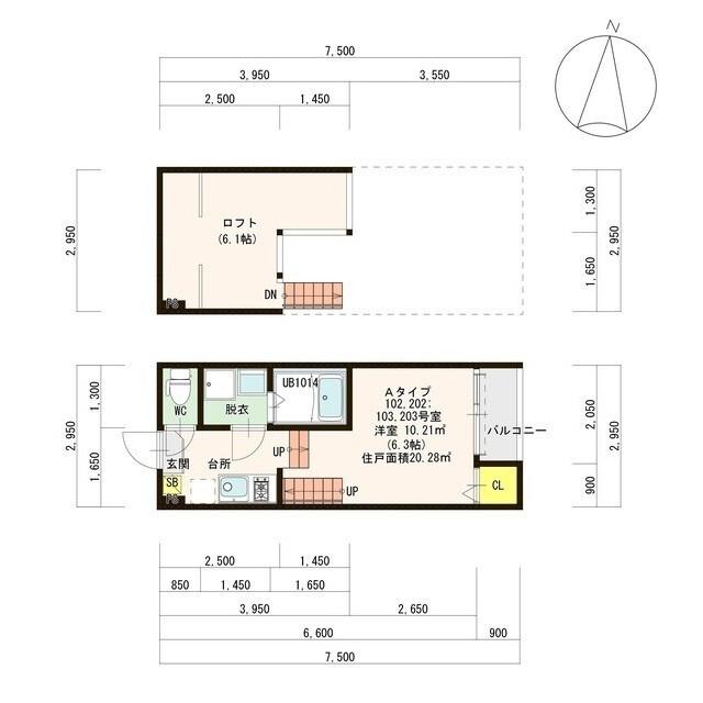  間取り図写真