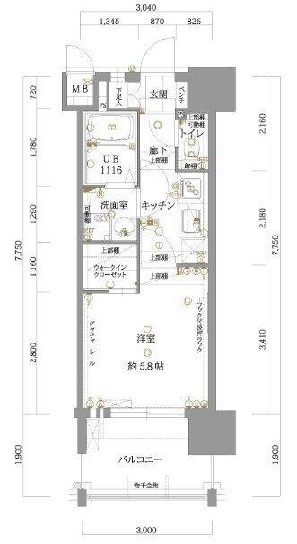  間取り図写真