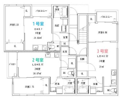 間取り図写真