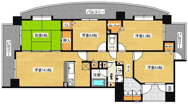  間取り図写真