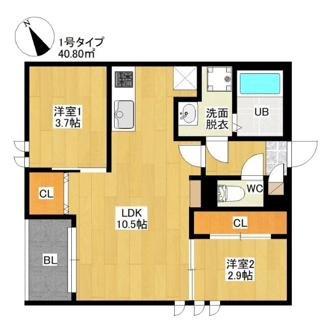  間取り図写真