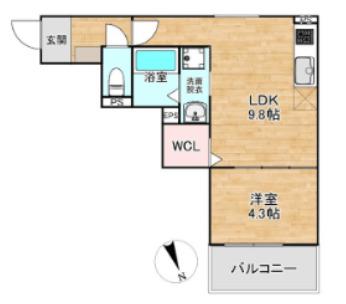  間取り図写真