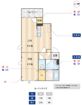  間取り図写真