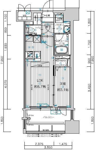 キッチン・建具・扉・フローリング：ホワイ