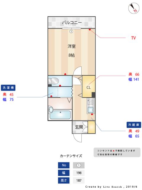  間取り図写真