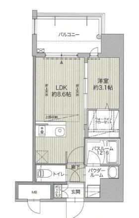 建具・扉・フローリング：　ホワイト